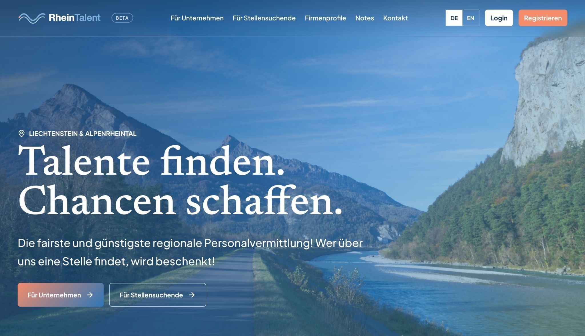 Der im Projekt entwickelte RheinTalent-Prototyp