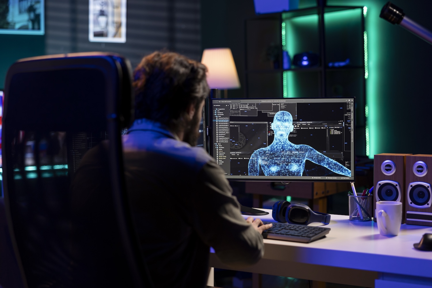 man working on 3d model at computer 2026 03 19 02 04 57 utc